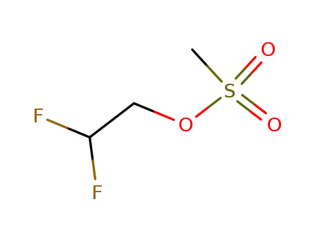 Molecular Structure of 163035-65-2 (2,2-Difluoroethyl mesylate)