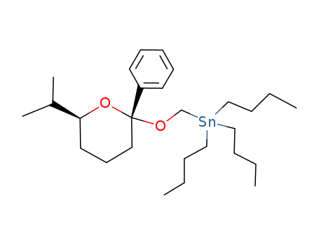 Tributyl-((2S,6S)-6-isopropyl-2-phenyl-tetrahydro-pyran-2-yloxymethyl)-stannane