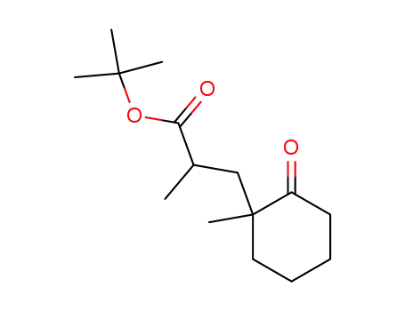 tert-butyl 3-(1-methyl-2-oxocyclohexyl)-2-methylpropanoate