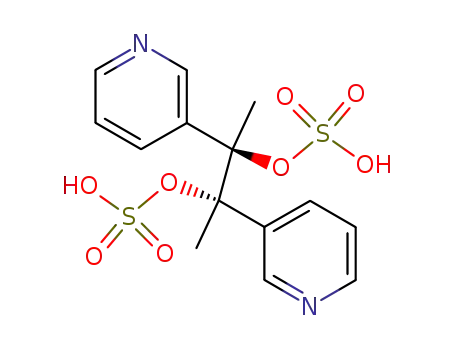 Sulfuric acid mono-((1S,2R)-1-methyl-1,2-di-pyridin-3-yl-2-sulfooxy-propyl) ester