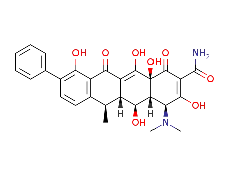 [4S-(4α, 12aα)]-9-phenyl-4-(dimethylamino)-3,5,10,12,12a-pentahydroxy-6-methyl-1,11-dioxo-1,4,4a,5,5a,6,11,12a-octahydro-naphthacene-2-carboxamide