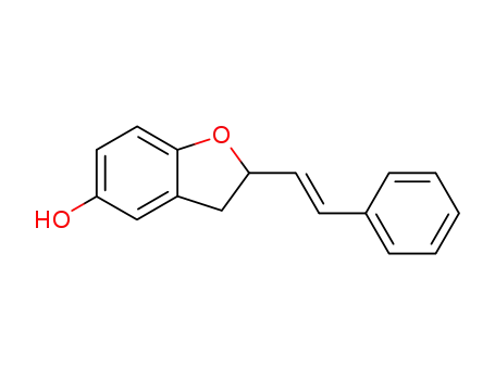 2-[(E)-2-phenylethenyl]coumaran-5-ol