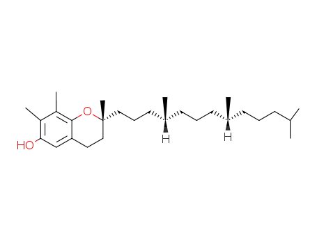 Molecular Structure of 54-28-4 (D-gamma-Tocopherol)
