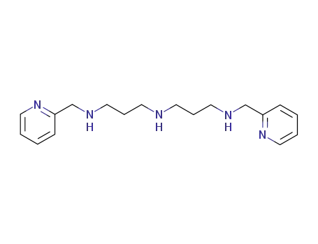 Molecular Structure of 64739-67-9 (1,3-Propanediamine,
N-(2-pyridinylmethyl)-N'-[3-[(2-pyridinylmethyl)amino]propyl]-)