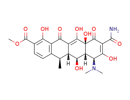 [4S-(4α, 12aα)]-9-(carboxylic acid methyl ester)-4-(dimethylamino)-3,5,10,12,12a-pentahydroxy-6-methyl-1,11-dioxo-1,4,4a,5,5a,6,11,12a-octahydro-naphthacene-2-carboxamide