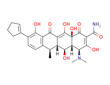 [4S-(4α, 12aα)]-9-(1'-cyclopentenyl)-4-(dimethylamino)-3,5,10,12,12a-pentahydroxy-6-methyl-1,11-dioxo-1,4,4a,5,5a,6,11,12a-octahydro-naphthacene-2-carboxamide