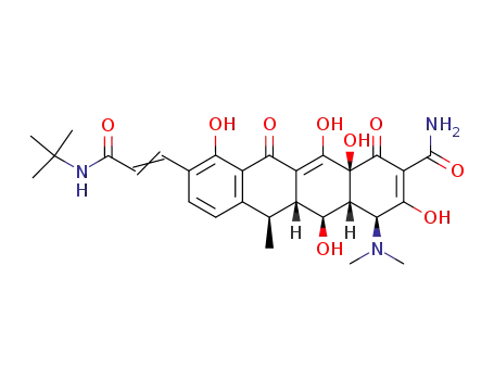 [4S-(4α, 12aα)]-4-(dimethylamino)-9-(2-tert-butylcarbamoyl-vinyl)-3,5,10,12,12a-pentahydroxy-6-methyl-1,11-dioxo-1,4,4a,5,5a,6,11,12a-octahydro-naphthacene-2-carboxamide