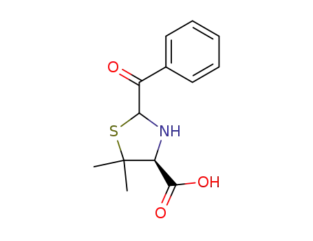 2-benzoyl-5,5-dimethyl-thiazolidine-4-carboxylic acid