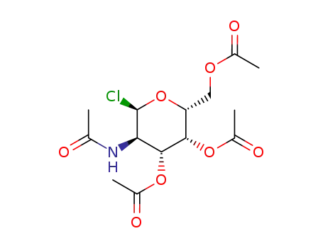 Molecular Structure of 41355-44-6 (2-ACETAMIDO-2-DEOXY-3,4,6-TRI-O-ACETYL-ALPHA-D-GALACTOPYRANOSYL CHLORIDE)