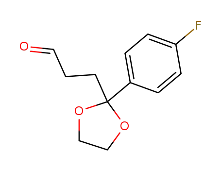 1,3-Dioxolane-2-propanal, 2-(4-fluorophenyl)-