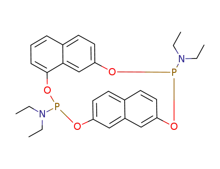 cyclo[(1,7-naphthylene)(2,7-naphthylene)-bis(diethyl phosphoramidite)]