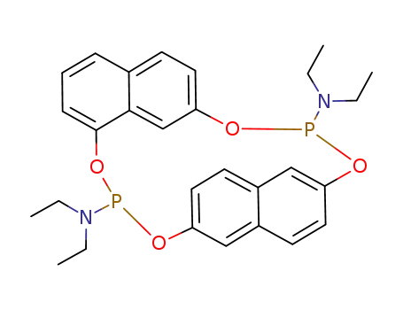 cyclo[(1,7-naphthylene)(2,6-naphthylene)-bis(diethyl phosphoramidite)]