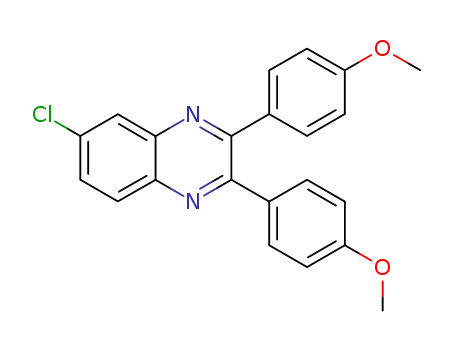 6-chloro-2,3-bis(4-methoxyphenyl)quinoxaline