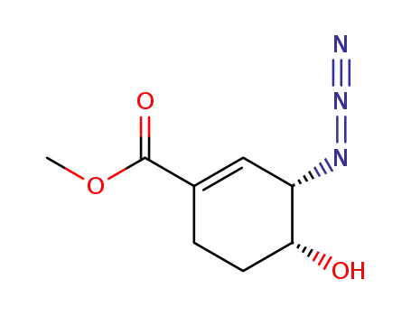 methyl (cis-3-azido-4-hydroxy-1-cyclohexene)carboxylate