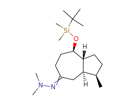 N'-[8-(tert-butyl-dimethyl-silanyloxy)-3-methyl-octahydro-azulen-5-ylidene]-N,N-dimethyl-hydrazine