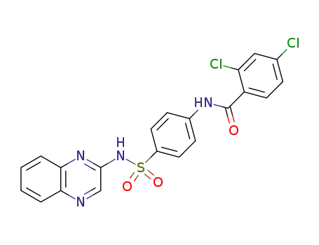 2,4-dichloro-N-[4-(quinoxalin-2-ylsulfamoyl)-phenyl]-benzamide