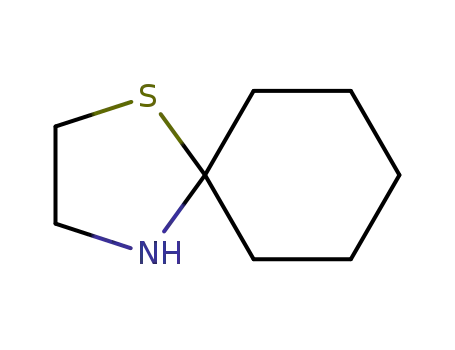 Molecular Structure of 177-07-1 (1-Thia-4-azaspiro[4.5]decane )