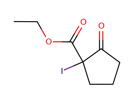 ethyl 1-iodo-2-oxocyclopentanecarboxylate