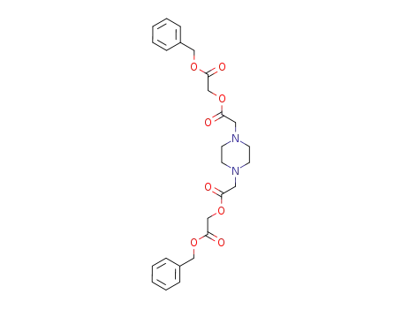 (4-benzyloxycarbonylmethoxycarbonylmethyl-piperazin-1-yl)-acetic acid benzyloxycarbonylmethyl ester