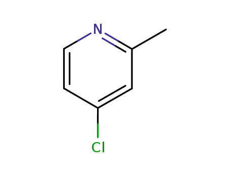 Molecular Structure of 3678-63-5 (4-Chloro-2-picoline)