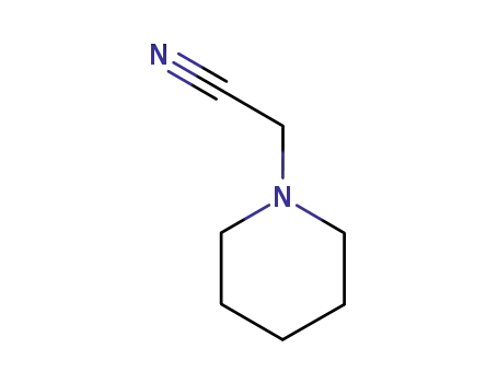 Molecular Structure of 3010-03-5 (N-CYANOMETHYLPIPERIDINE)