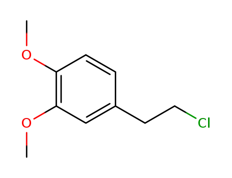 Molecular Structure of 27160-08-3 (4-(2-chloroethyl)-1,2-dimethoxybenzene)