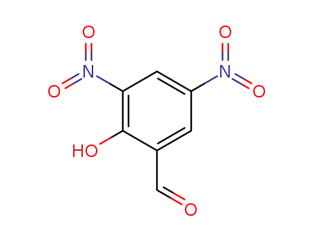 Molecular Structure of 2460-59-5 (3,5-DINITROSALICYLALDEHYDE)