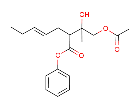 phenyl 4-acetoxy-3-hydroxy-3-methyl-2-[(E)-pent-2-enyl]butanoate