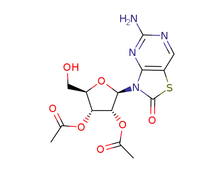 (2R,3R,4R,5R)-2-(hydroxymethyl)-5-(5-amino-2-oxothiazolo[4,5-d]pyrimidin-3(2H)-yl)tetrahydrofuran-3,4-diyl diacetate