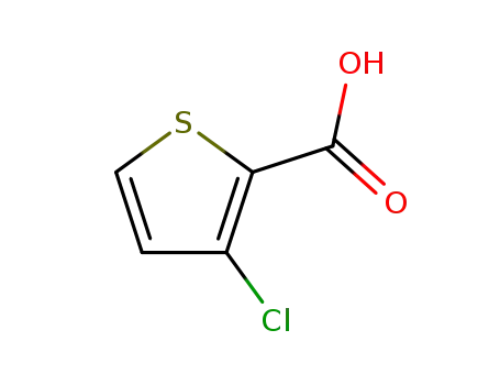 Molecular Structure of 59337-89-2 (3-Chlorothiophene-2-carboxylic acid)