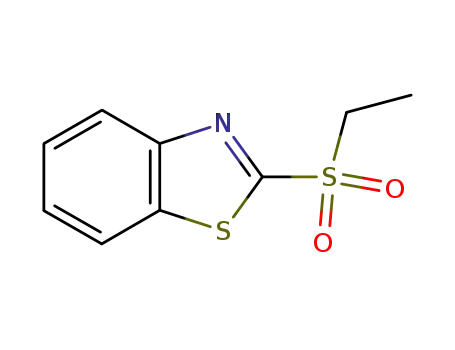 Molecular Structure of 2591-11-9 (2-(Ethylsulfonyl)benzothiazole)
