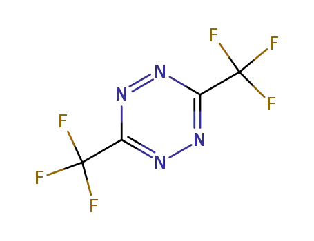 Molecular Structure of 16453-18-2 (3,6-bis(trifluoromethyl)-1,2,4,5-tetrazinato)