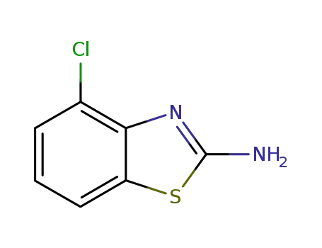 Molecular Structure of 19952-47-7 (2-AMINO-4-CHLOROBENZOTHIAZOLE)