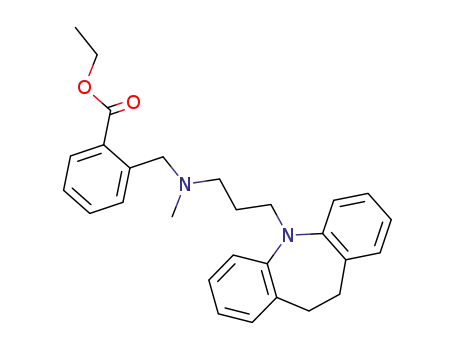 2-((N-(3-(10,11-dihydro-5H-dibenz[b,f]azepin-5-yl)-1-propyl)-N-methyl amino)methyl)-benzoic acid ethyl ester