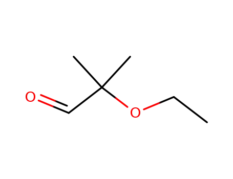 Molecular Structure of 130797-57-8 (2-ethoxy-2-Methylpropanal)