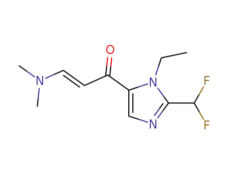 (E)-1-(2-difluoromethyl-3-ethyl-3H-imidazol-4-yl)-3-dimethylamino-propenone