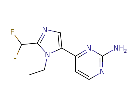 4-(2-difluoromethyl-3-ethyl-3H-imidazol-4-yl)-pyrimidin-2-ylamine