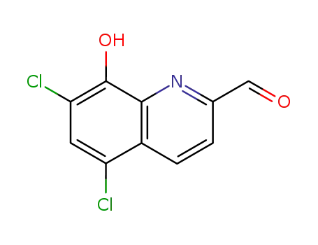 5,7-dichloro-8-hydroxy-2-quinolinecarboxaldehyde