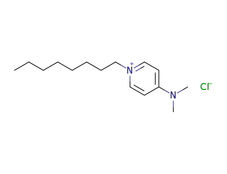 Molecular Structure of 109911-78-6 (Pyridinium, 4-(dimethylamino)-1-octyl-, chloride)