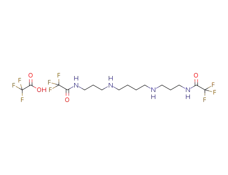2,2,2-trifluoro-N-(3-{4-[3-(2,2,2-trifluoro-acetylamino)-propylamino]-butylamino}-propyl)-acetamide trifluoroacetate