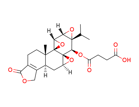 Butanedioic acid,3-(3,4-dichlorophenyl)-2-(ethoxymethyl)-8-methyl-,1-[(3bS,4aS,5aR,6R,6aS,7aS,7bS,8aS,8bS)-1,3,3b,4,4a,6,6a,7a,7b,8b,9,10-dodecahydro-8b-methyl-6a-(1-methylethyl)-1-oxotrisoxireno[4b,5