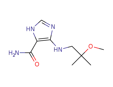 4-[(2-methoxy-2-methylpropyl)amino]-1H-imidazole-5-carboxamide