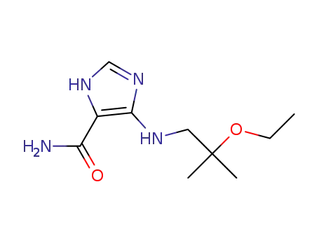 4-[(2-ethoxy-2-methylpropyl)amino]-1H-imidazole-5-carboxamide