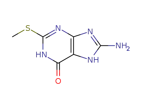 8-amino-2-methylsulfanyl-1,7-dihydro-purin-6-one