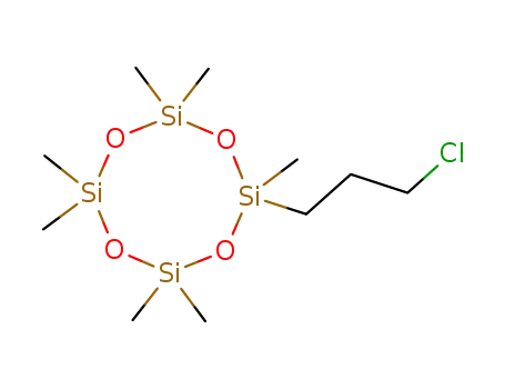 Molecular Structure of 62325-22-8 (Cyclotetrasiloxane, (3-chloropropyl)heptamethyl-)