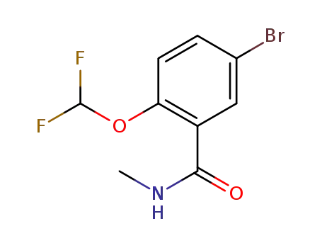 5-bromo-2-difluoromethoxy-N-methyl-benzamide