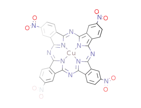 Molecular Structure of 118-20-7 ([2,9,16,23-tetranitro-29H,31H-phthalocyaninato(2-)-N29,N30,N31,N32]copper)