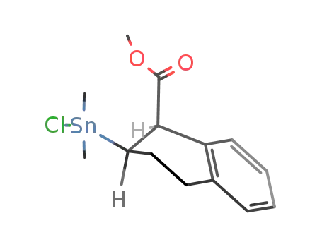 cis-methyl 2-chlorodimethylstannyl-1,2,3,4-tetrahydronaphthalene-1-carboxylate