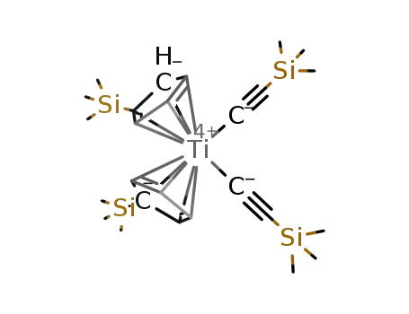 bis(η5-trimethylsilylcyclopentadienyl)bis(trimethylsilylethynyl)-titanium
