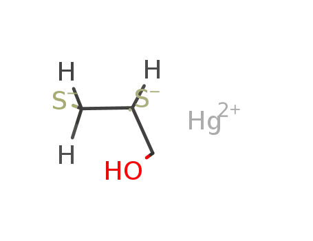 poly-[(2,3-dimercapto-1-propanolato-S,S'-)mercury(II)]